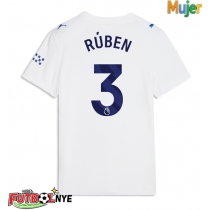 Camiseta Manchester City Ruben Dias #3 Tercera Equipación para mujer 2026-27 manga corta